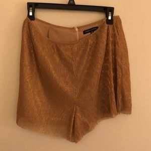 Rose Gold Shimmer Shorts
